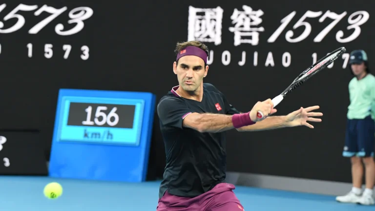 Роджер Федерер на Australian Open 2020, архивная фотография
