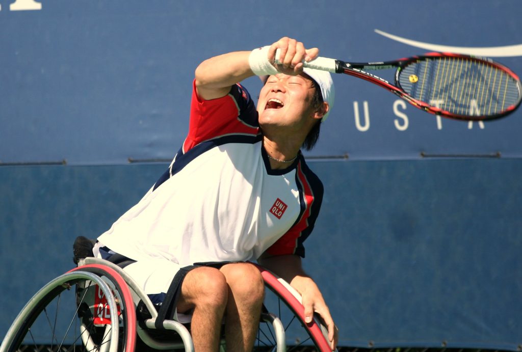 Синго Куниэда на US Open, 2011 год.