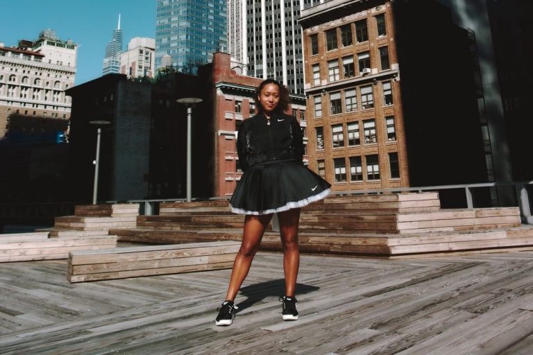 Наоми Осака в образе, созданном Nike и дизайнером Юн Ан для US Open — 2024.