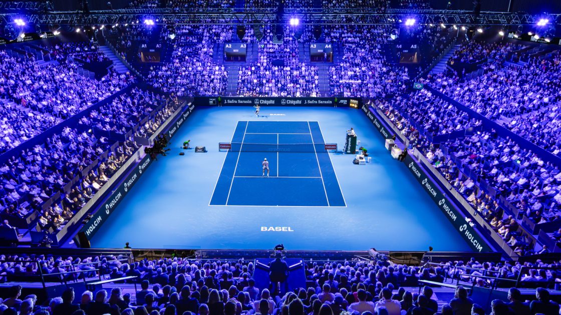 Центральный корт Swiss Indoors Basel