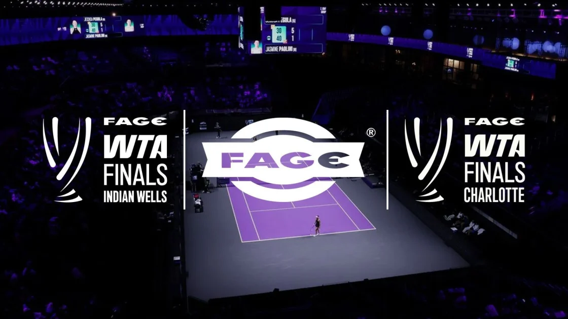 Официальная иллюстрация партнёрства FAGE и WTA Finals